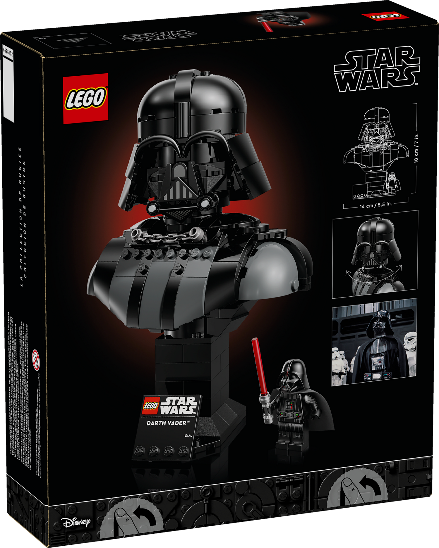 LEGO - Star Wars - Darth Vader™ Bust - Building Kit - 75439