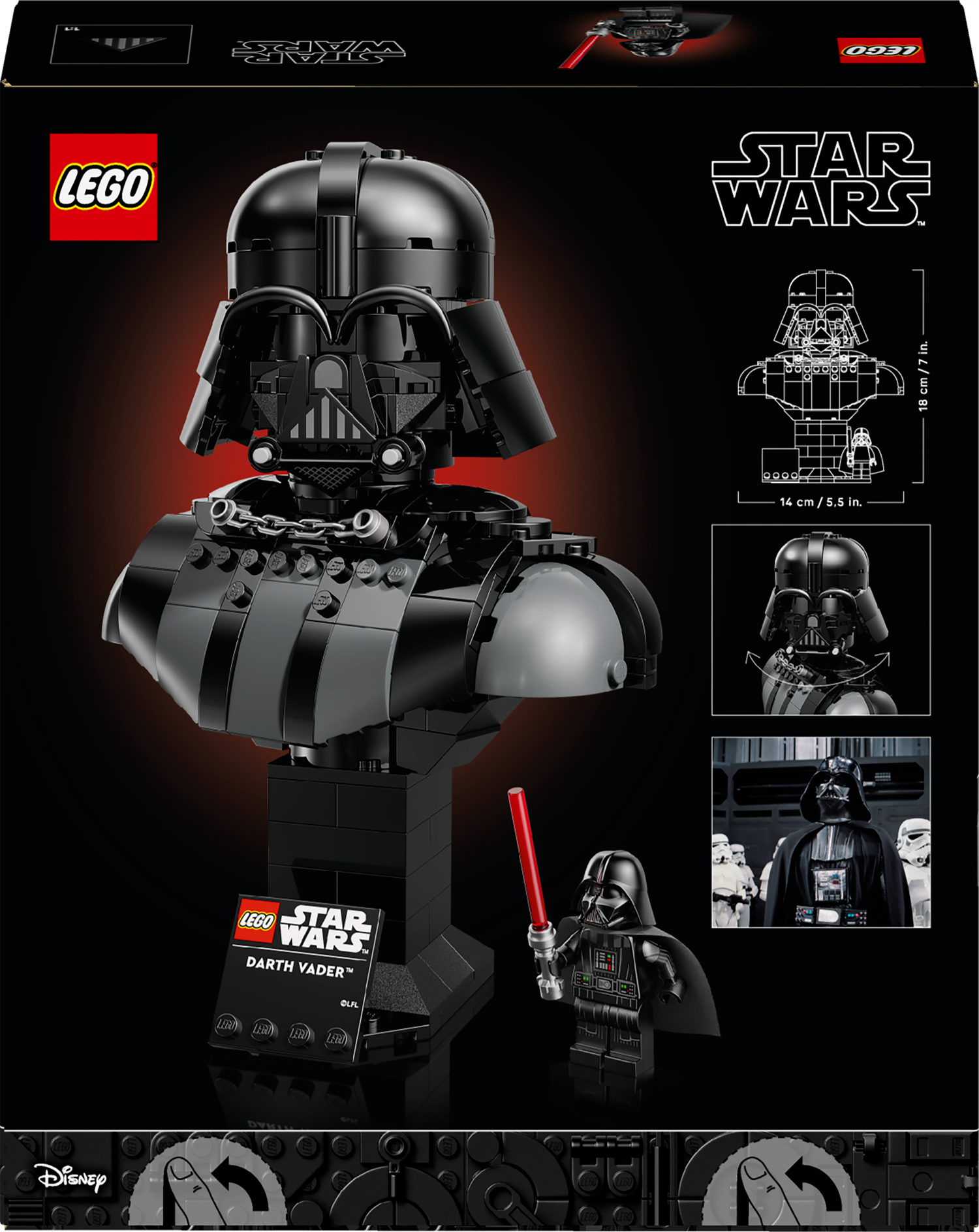 LEGO - Star Wars - Darth Vader™ Bust - Building Kit - 75439