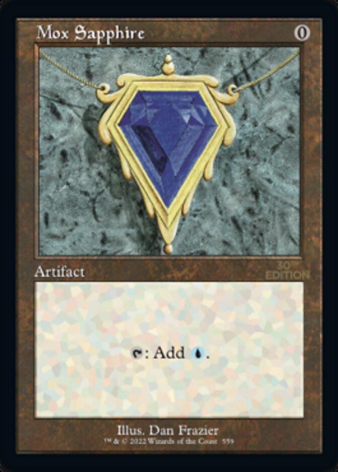 Mox Sapphire (Retro) [30th Anniversary Edition] - Magic: The Gathering - Card Brawlers | Quebec | Canada |