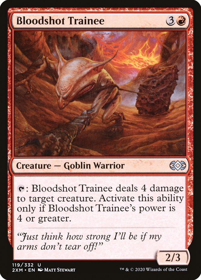 Bloodshot Trainee [Double Masters] - Magic: The Gathering - Card Brawlers | Quebec | Canada |