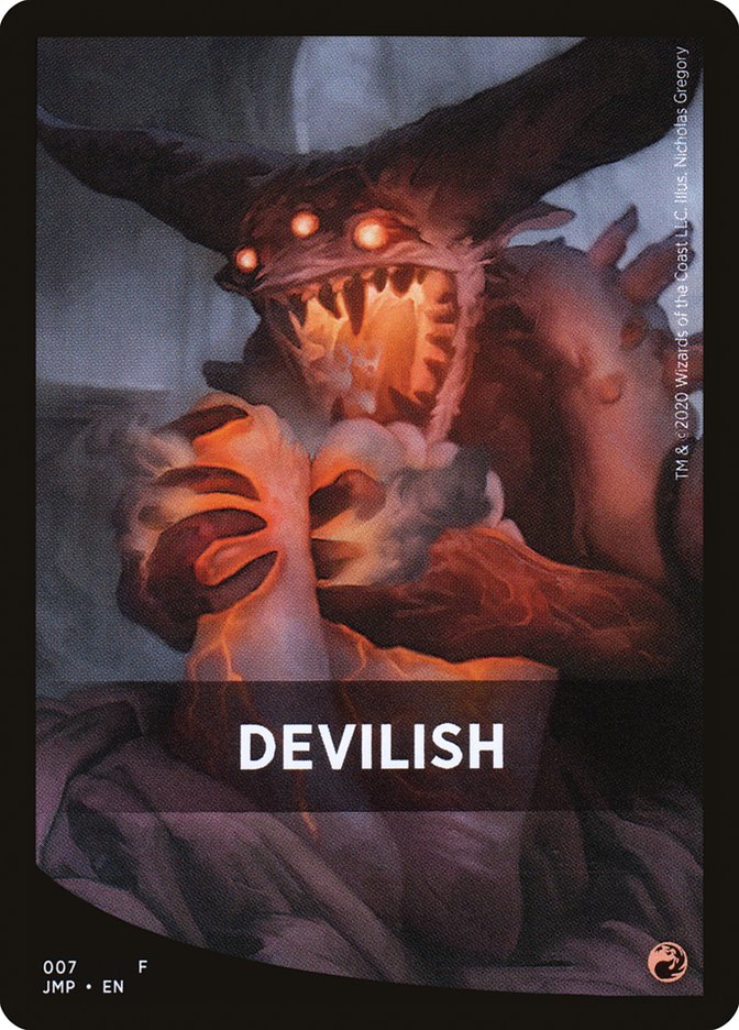 Devilish Theme Card [Jumpstart Front Cards] - Magic: The Gathering - Card Brawlers | Quebec | Canada |