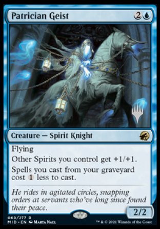 Patrician Geist (Promo Pack) [Innistrad: Midnight Hunt Promos] - Magic: The Gathering - Card Brawlers | Quebec | Canada |