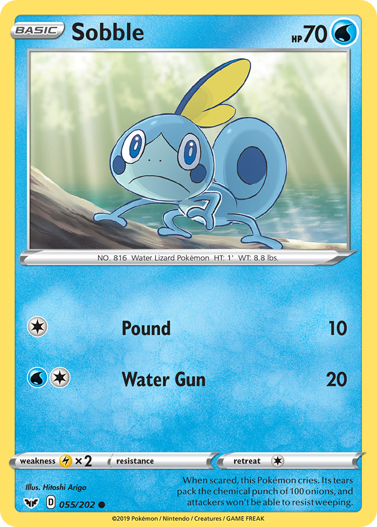 Sobble (055/202) [Sword & Shield: Base Set] - Pokémon - Card Brawlers | Quebec | Canada |