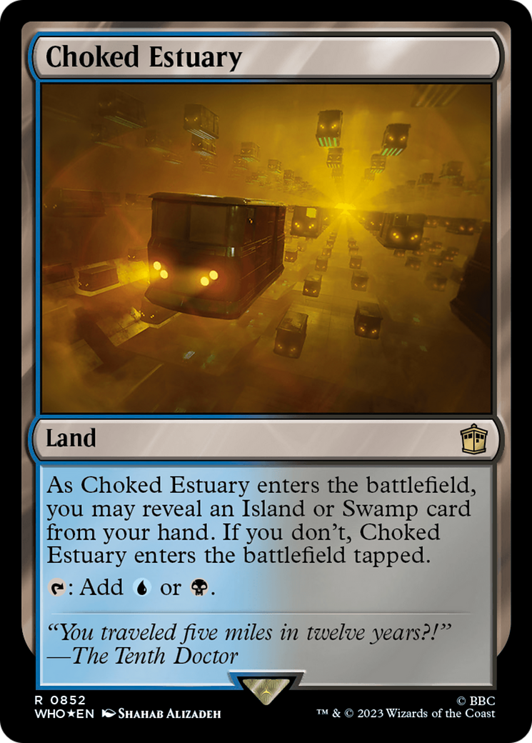 Choked Estuary (Surge Foil) [Doctor Who] - Magic: The Gathering - Card Brawlers | Quebec | Canada |