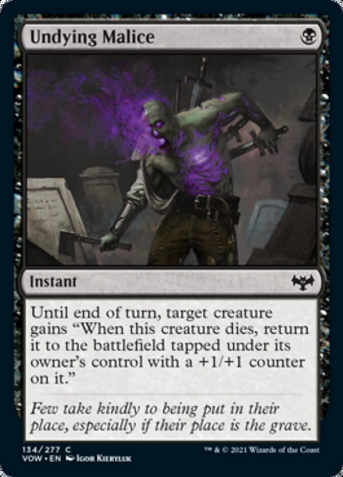 Undying Malice [Innistrad: Crimson Vow] - Magic: The Gathering - Card Brawlers | Quebec | Canada |