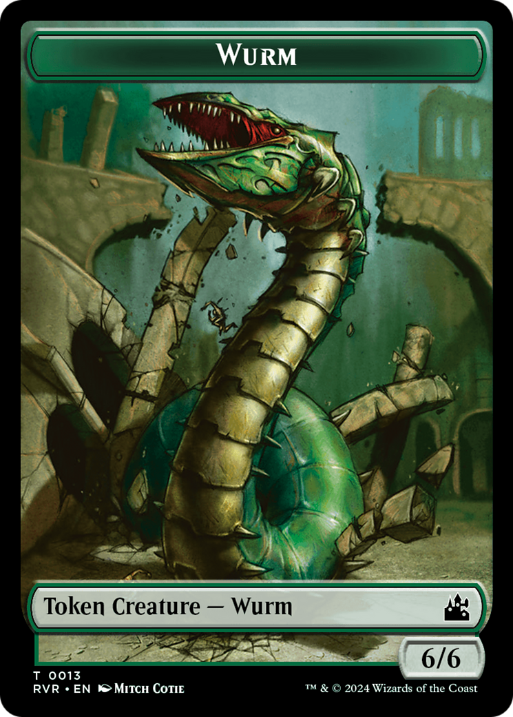 Bird // Wurm Double-Sided Token [Ravnica Remastered Tokens] - Magic: The Gathering - Card Brawlers | Quebec | Canada |