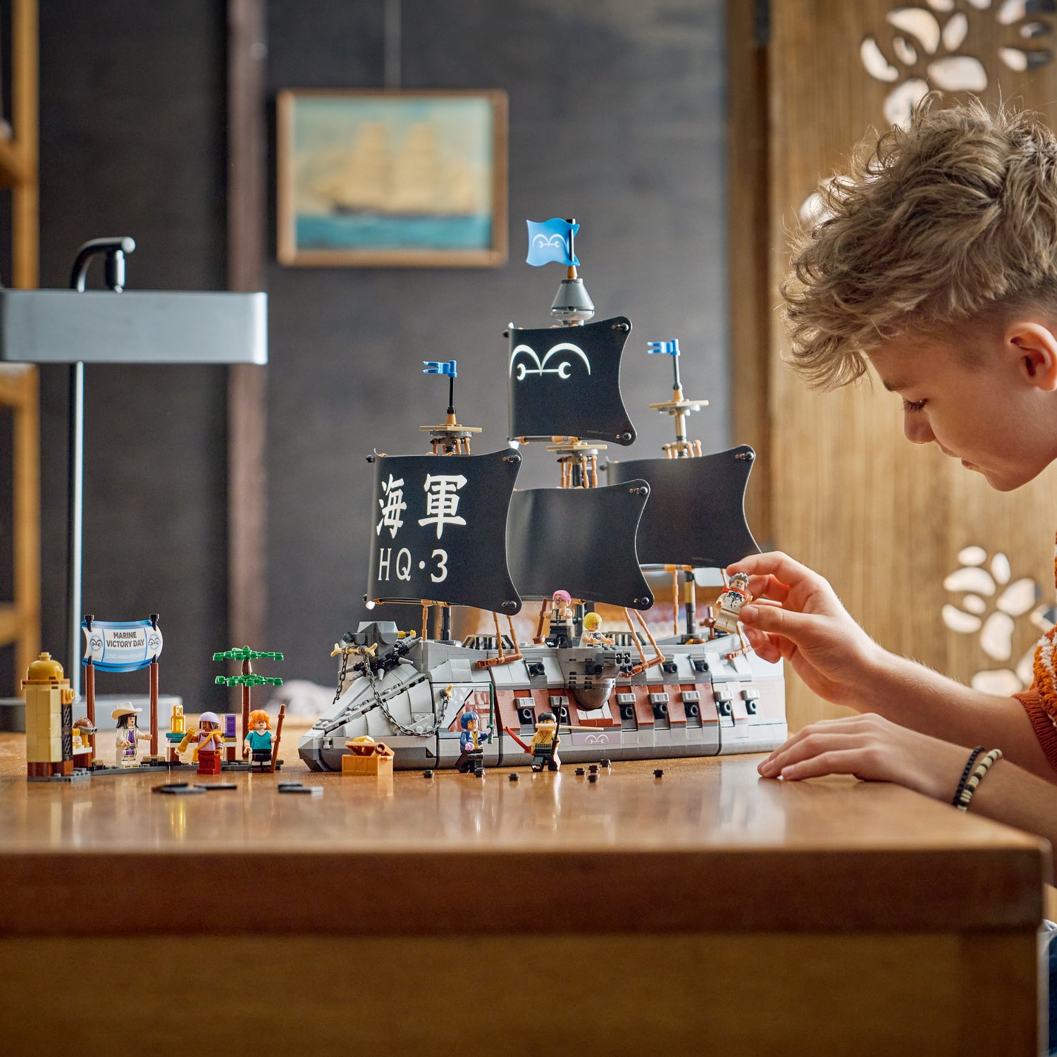 LEGO - One Piece - Garp’s Marine Battleship - Building Kit - 75646