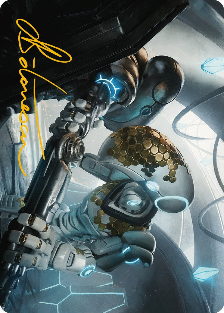 Myr Kinsmith Art Card (Gold-Stamped Signature) [Phyrexia: All Will Be One Art Series] - Magic: The Gathering - Card Brawlers | Quebec | Canada |