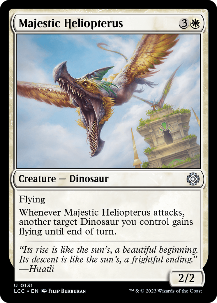 Majestic Heliopterus [The Lost Caverns of Ixalan Commander] - Magic: The Gathering - Card Brawlers | Quebec | Canada |
