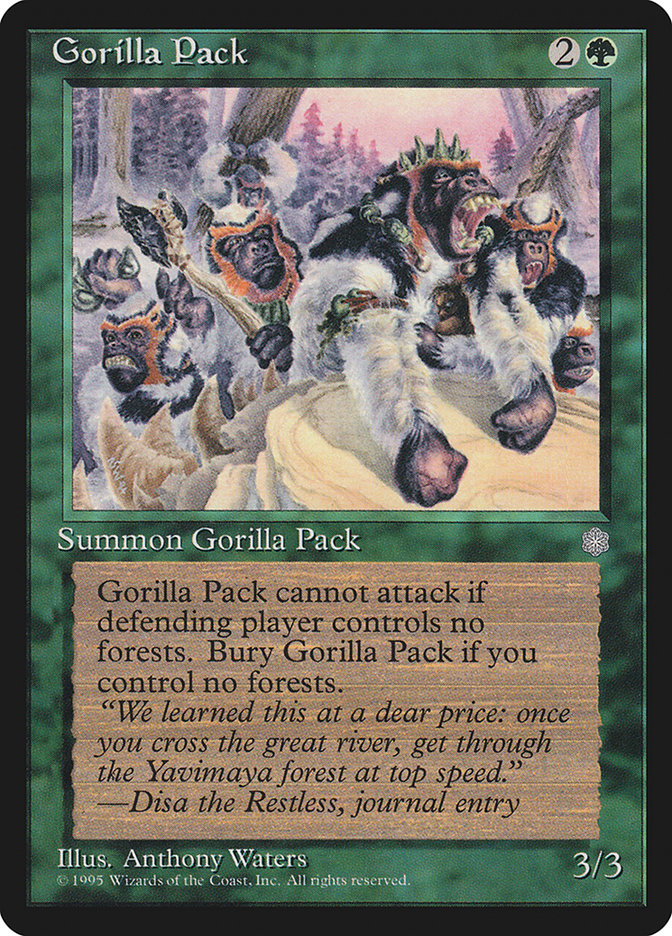 Gorilla Pack [Ice Age] - Magic: The Gathering - Card Brawlers | Quebec | Canada |