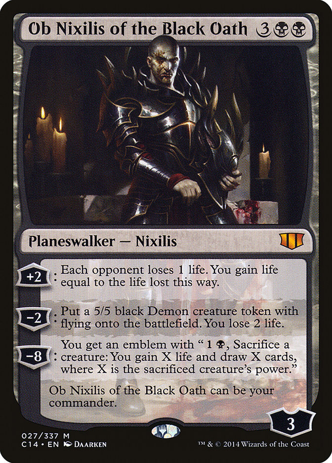 Ob Nixilis of the Black Oath [Commander 2014] - Magic: The Gathering - Card Brawlers | Quebec | Canada |