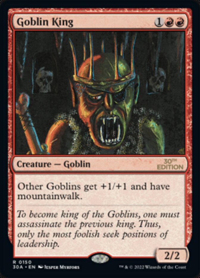Goblin King [30th Anniversary Edition] - Magic: The Gathering - Card Brawlers | Quebec | Canada |