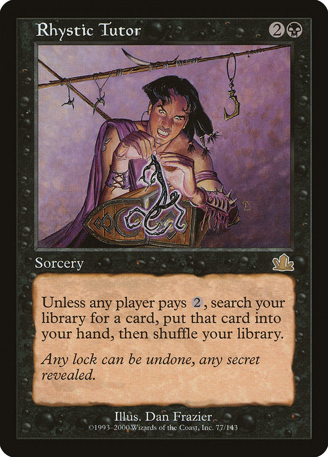 Rhystic Tutor [Prophecy] - Magic: The Gathering - Card Brawlers | Quebec | Canada |
