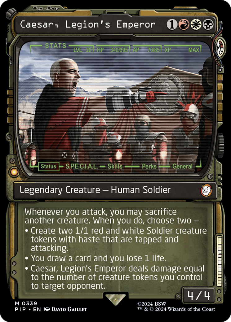 Caesar, Legion's Emperor (Showcase) [Fallout] - Magic: The Gathering - Card Brawlers | Quebec | Canada |
