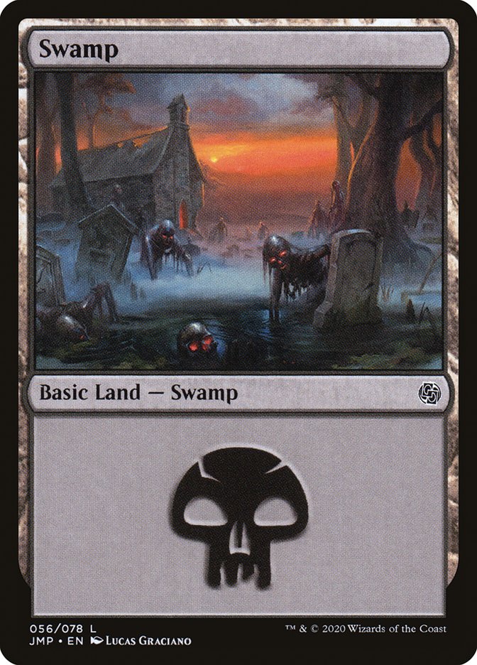 Swamp (56) [Jumpstart] - Magic: The Gathering - Card Brawlers | Quebec | Canada |