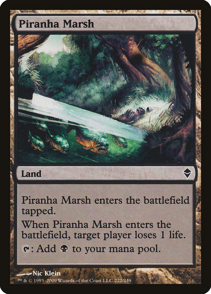 Piranha Marsh [Zendikar] - Magic: The Gathering - Card Brawlers | Quebec | Canada |