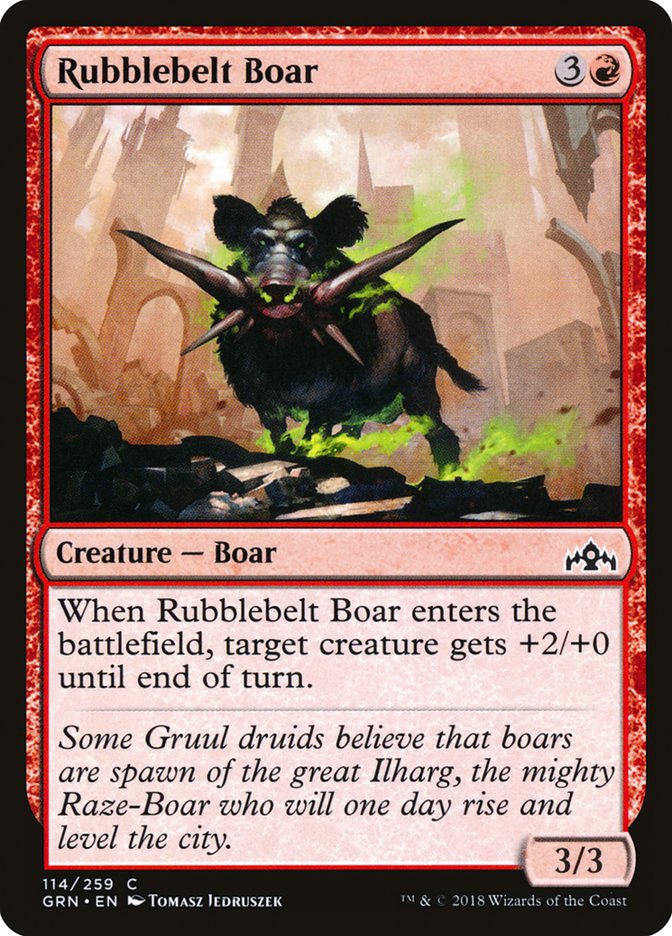 Rubblebelt Boar [Guilds of Ravnica] - Magic: The Gathering - Card Brawlers | Quebec | Canada |