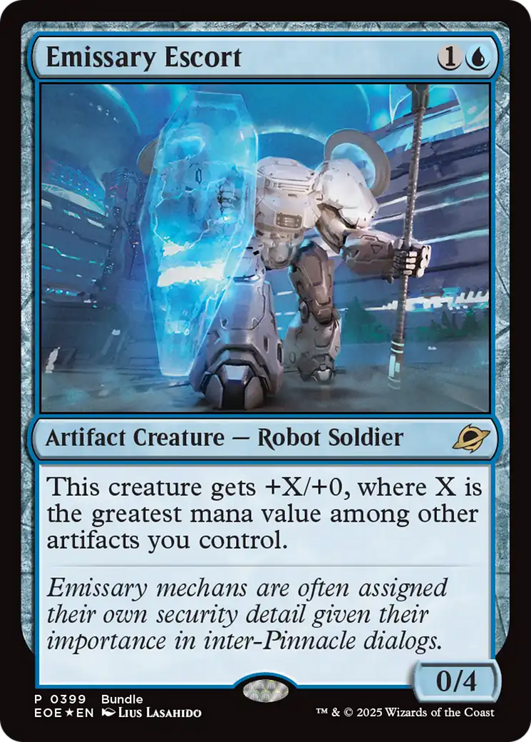 Emissary Escort [Edge of Eternities Prerelease Promos] - Magic: The Gathering - Card Brawlers | Quebec | Canada |
