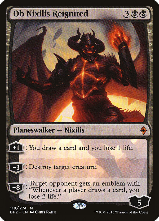 Ob Nixilis Reignited [Battle for Zendikar] - Magic: The Gathering - Card Brawlers | Quebec | Canada |
