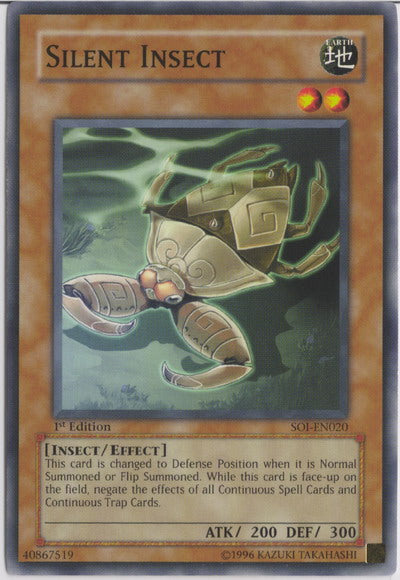 Silent Insect [SOI-EN020] Common - Yu-Gi-Oh! - Card Brawlers | Quebec | Canada |