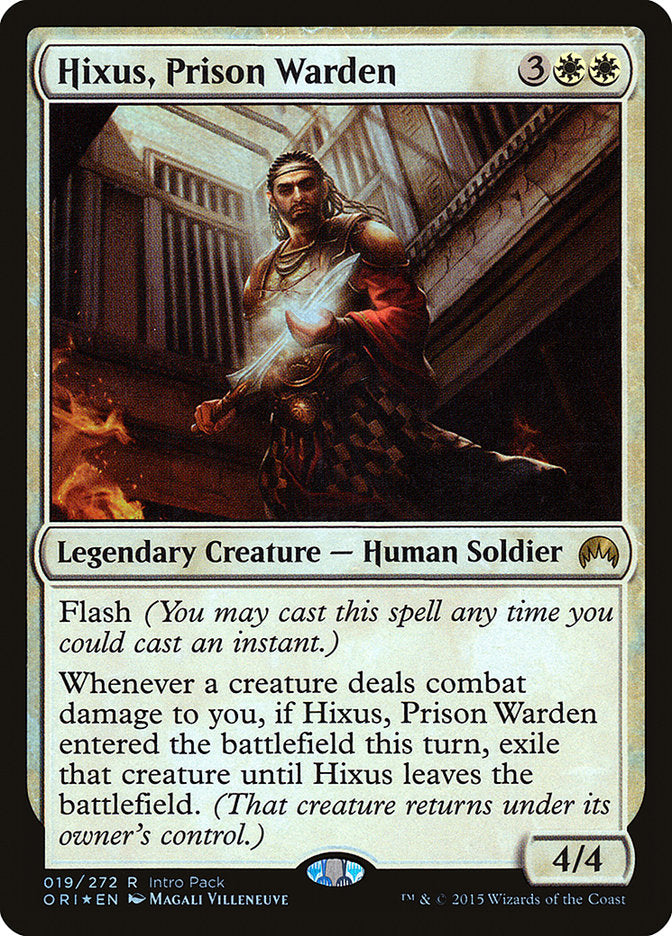 Hixus, Prison Warden (Intro Pack) [Magic Origins Promos] - Magic: The Gathering - Card Brawlers | Quebec | Canada |