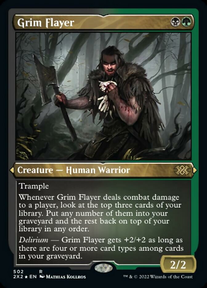 Grim Flayer (Foil Etched) [Double Masters 2022] - Magic: The Gathering - Card Brawlers | Quebec | Canada |