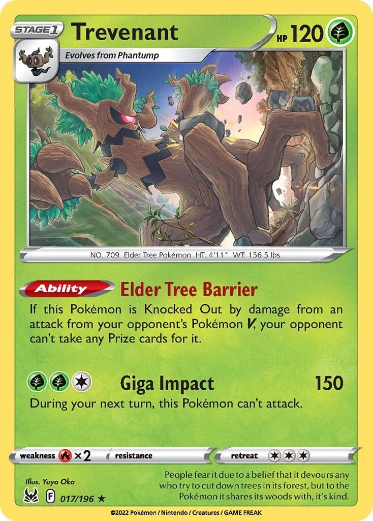 Trevenant (017/196) [Sword & Shield: Lost Origin] - Pokémon - Card Brawlers | Quebec | Canada |