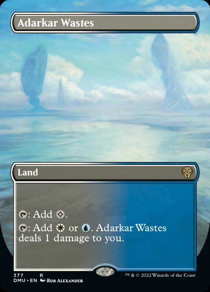 Adarkar Wastes (Borderless Alternate Art) [Dominaria United] - Magic: The Gathering - Card Brawlers | Quebec | Canada |