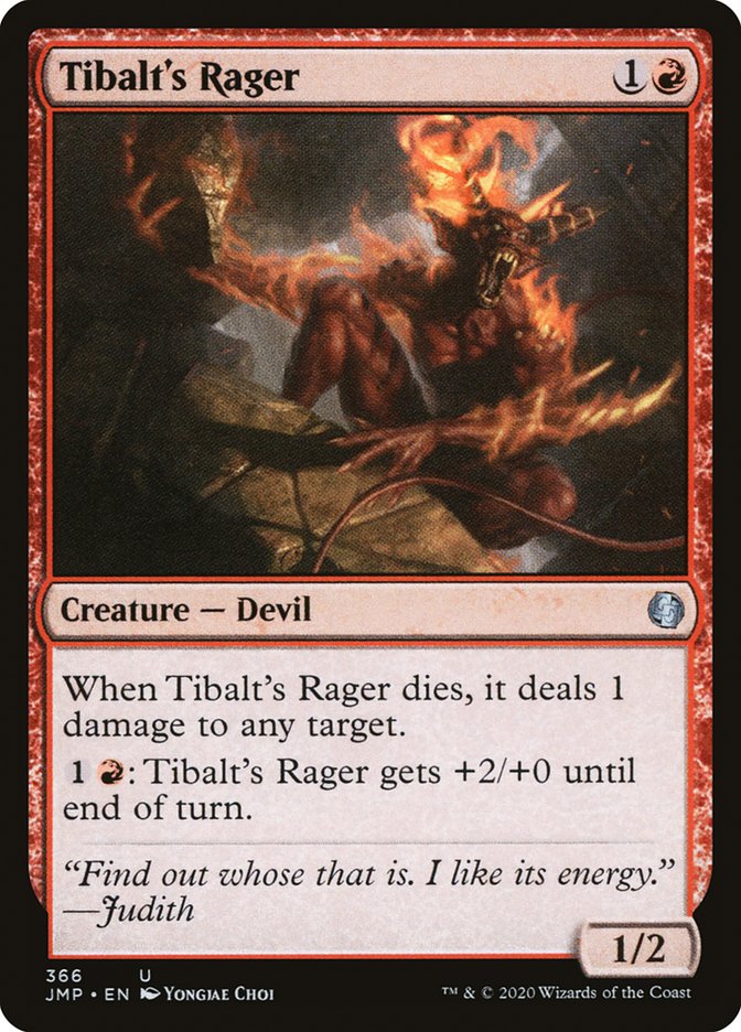 Tibalt's Rager [Jumpstart] - Magic: The Gathering - Card Brawlers | Quebec | Canada |