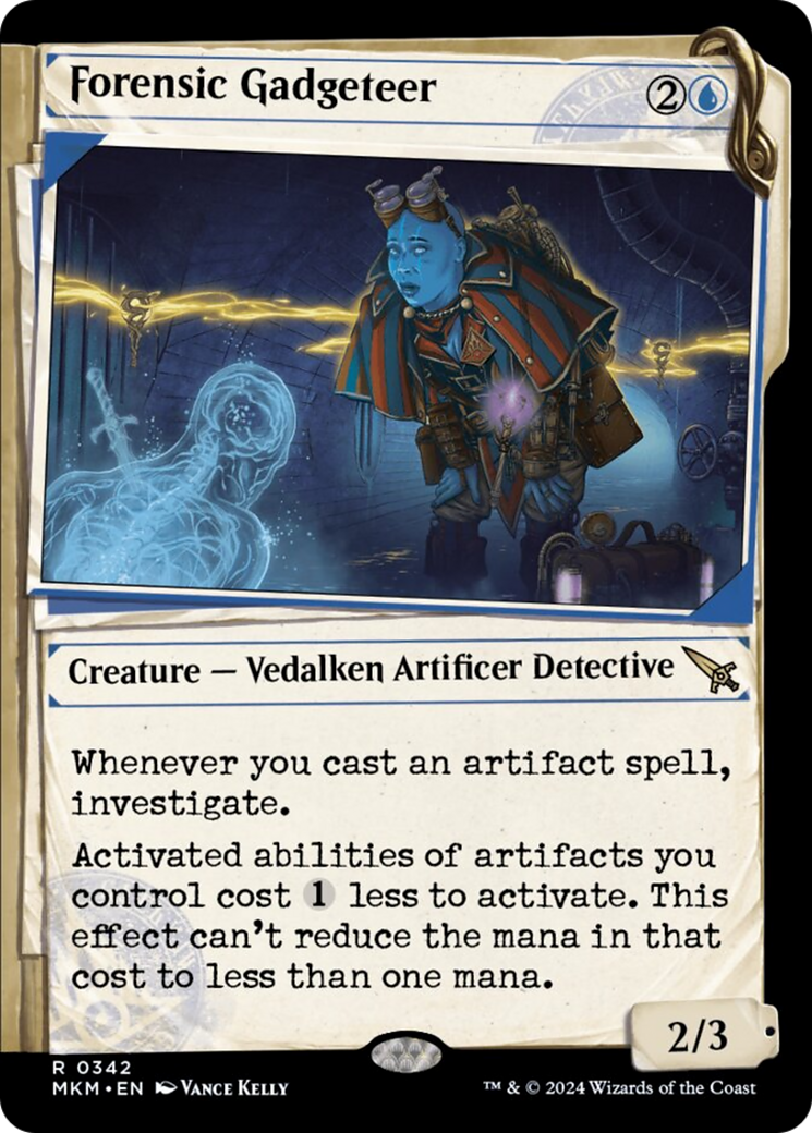 Forensic Gadgeteer (Showcase) [Murders at Karlov Manor] - Magic: The Gathering - Card Brawlers | Quebec | Canada |