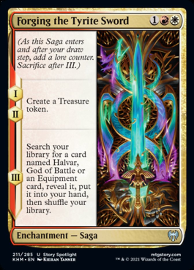 Forging the Tyrite Sword [Kaldheim] - Magic: The Gathering - Card Brawlers | Quebec | Canada |