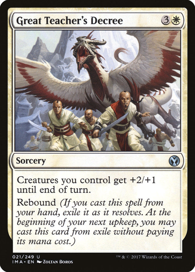 Great Teacher's Decree [Iconic Masters] - Magic: The Gathering - Card Brawlers | Quebec | Canada |