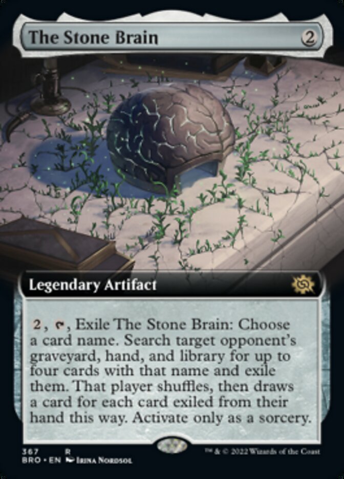The Stone Brain (Extended Art) [The Brothers' War] - Magic: The Gathering - Card Brawlers | Quebec | Canada |