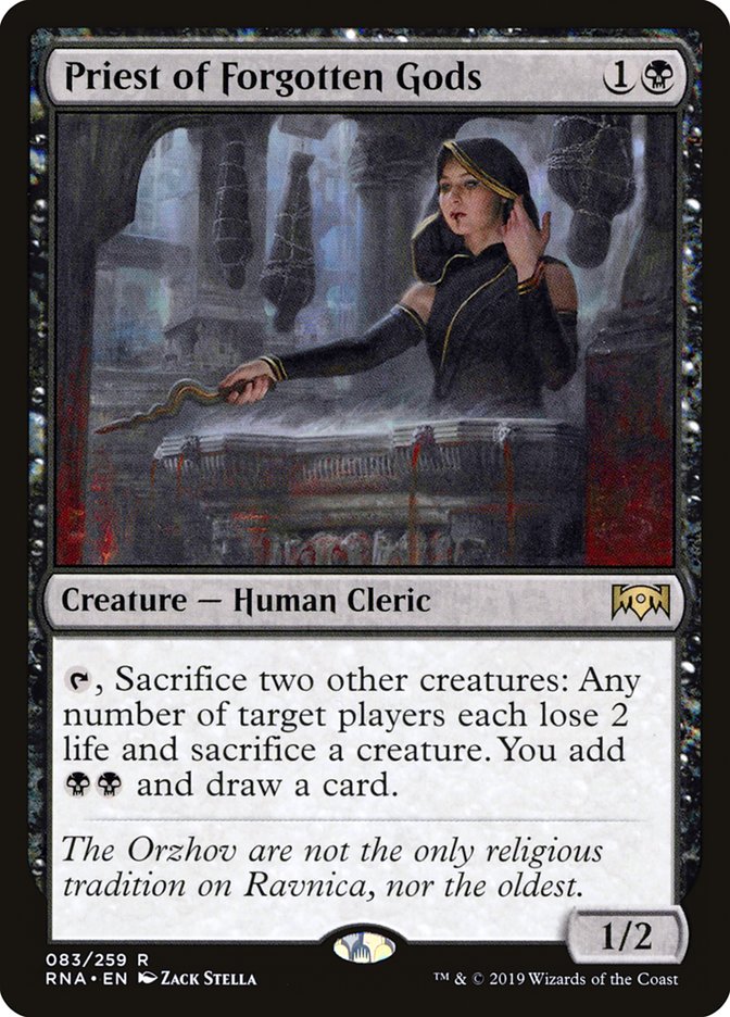 Priest of Forgotten Gods [Ravnica Allegiance] - Magic: The Gathering - Card Brawlers | Quebec | Canada |