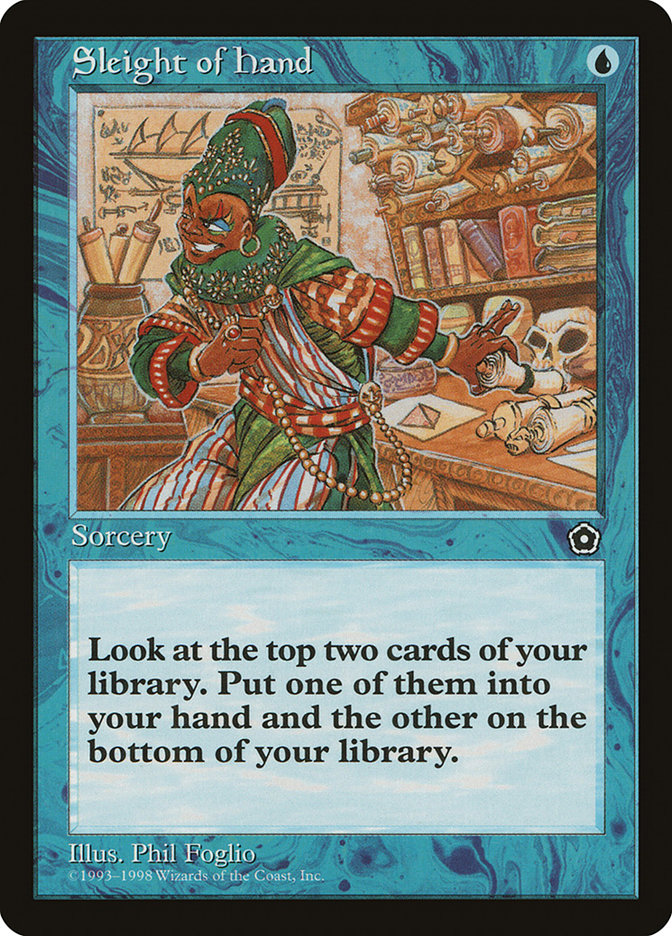 Sleight of Hand [Portal Second Age] - Magic: The Gathering - Card Brawlers | Quebec | Canada |