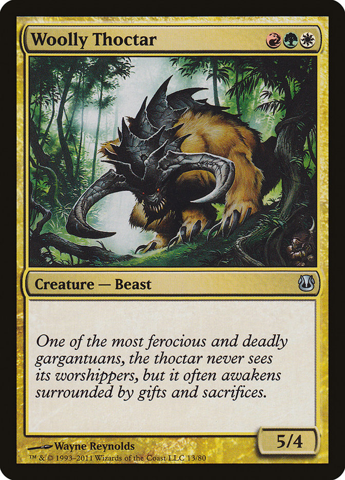 Woolly Thoctar [Duel Decks: Ajani vs. Nicol Bolas] - Magic: The Gathering - Card Brawlers | Quebec | Canada |