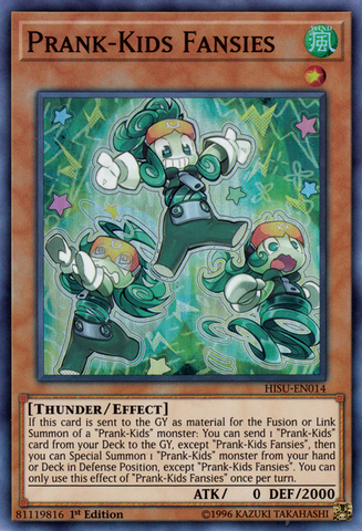 Prank-Kids Fansies [HISU-EN014] Super Rare - Yu-Gi-Oh! - Card Brawlers | Quebec | Canada |