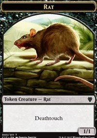 Rat // Cat Double-Sided Token [Commander 2017 Tokens] - Magic: The Gathering - Card Brawlers | Quebec | Canada |