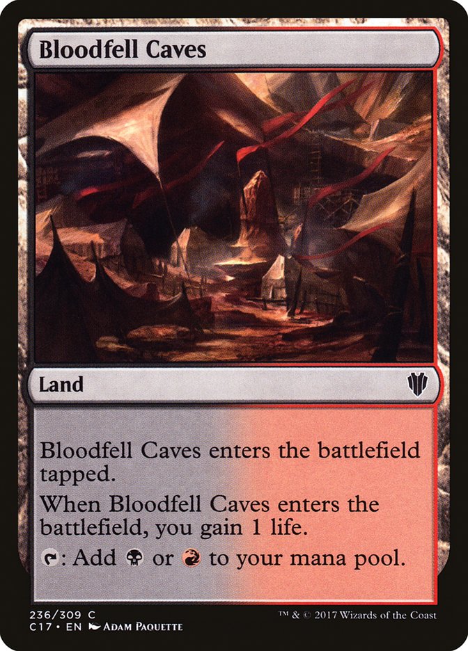 Bloodfell Caves [Commander 2017] - Magic: The Gathering - Card Brawlers | Quebec | Canada |