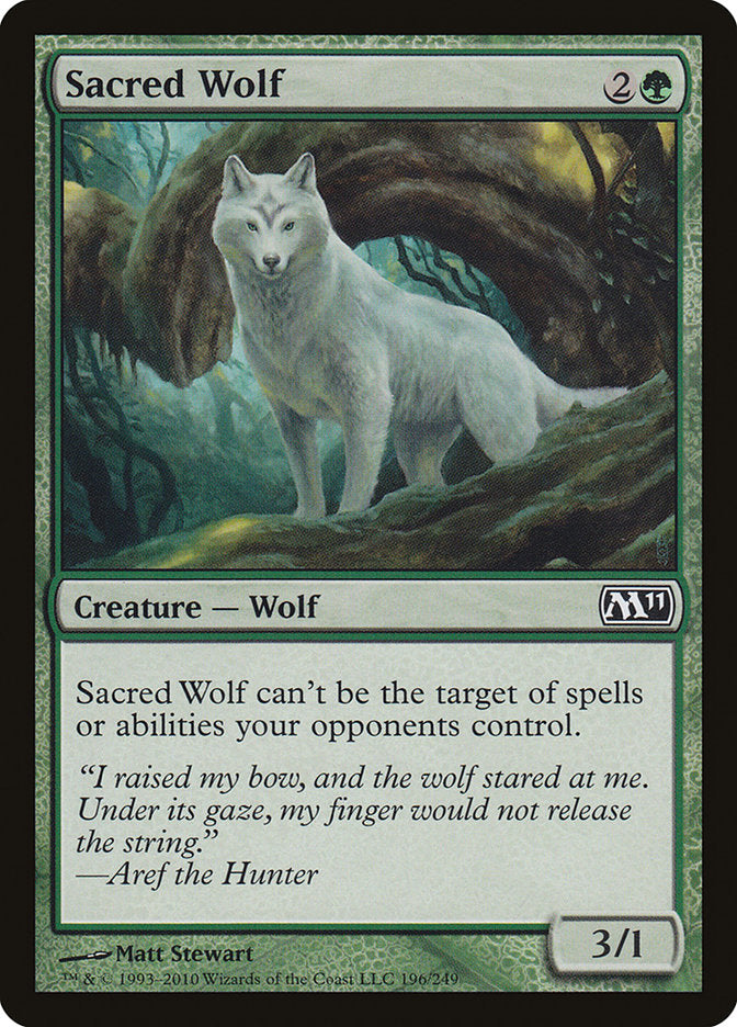 Sacred Wolf [Magic 2011] - Magic: The Gathering - Card Brawlers | Quebec | Canada |