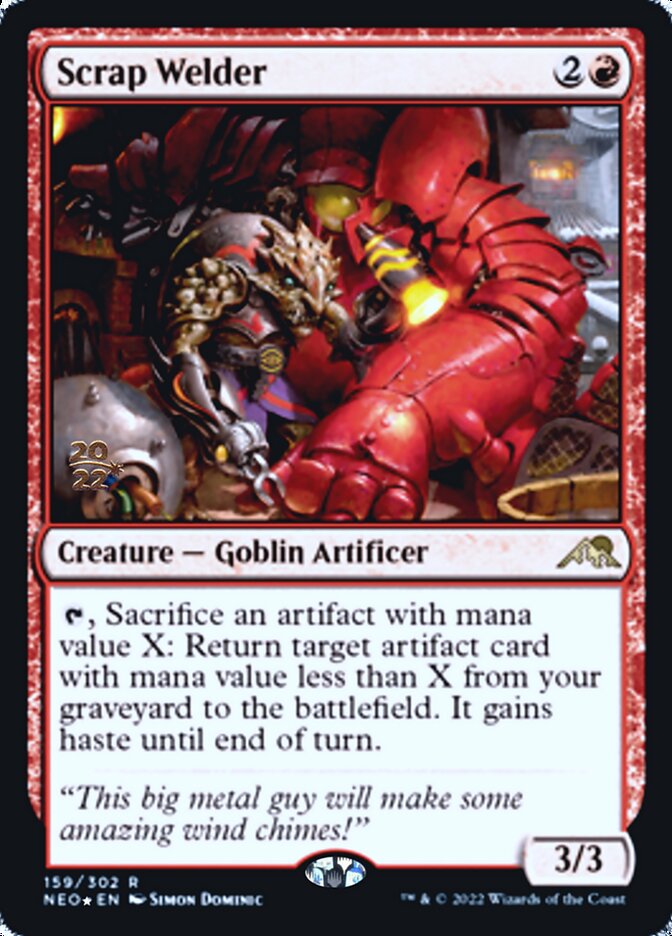 Scrap Welder [Kamigawa: Neon Dynasty Prerelease Promos] - Magic: The Gathering - Card Brawlers | Quebec | Canada |
