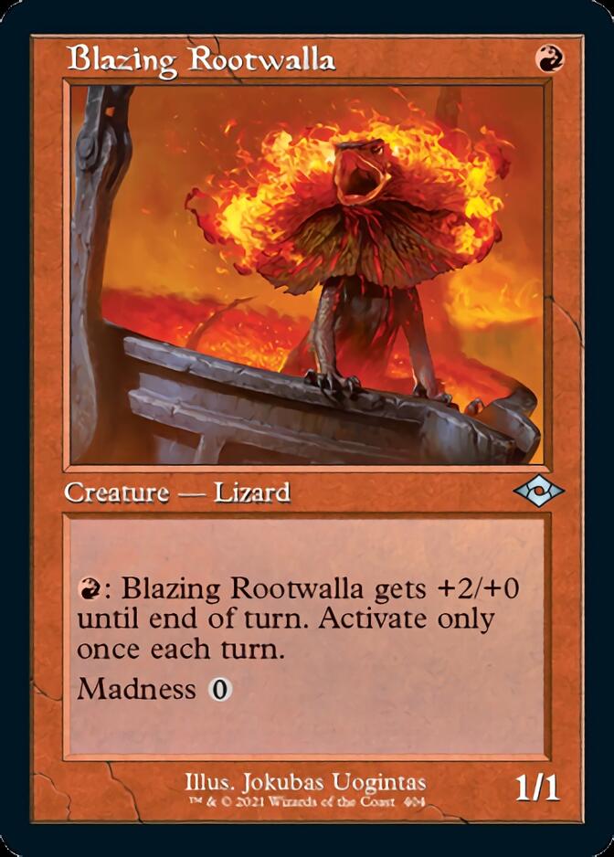 Blazing Rootwalla (Retro Foil Etched) [Modern Horizons 2] - Magic: The Gathering - Card Brawlers | Quebec | Canada |