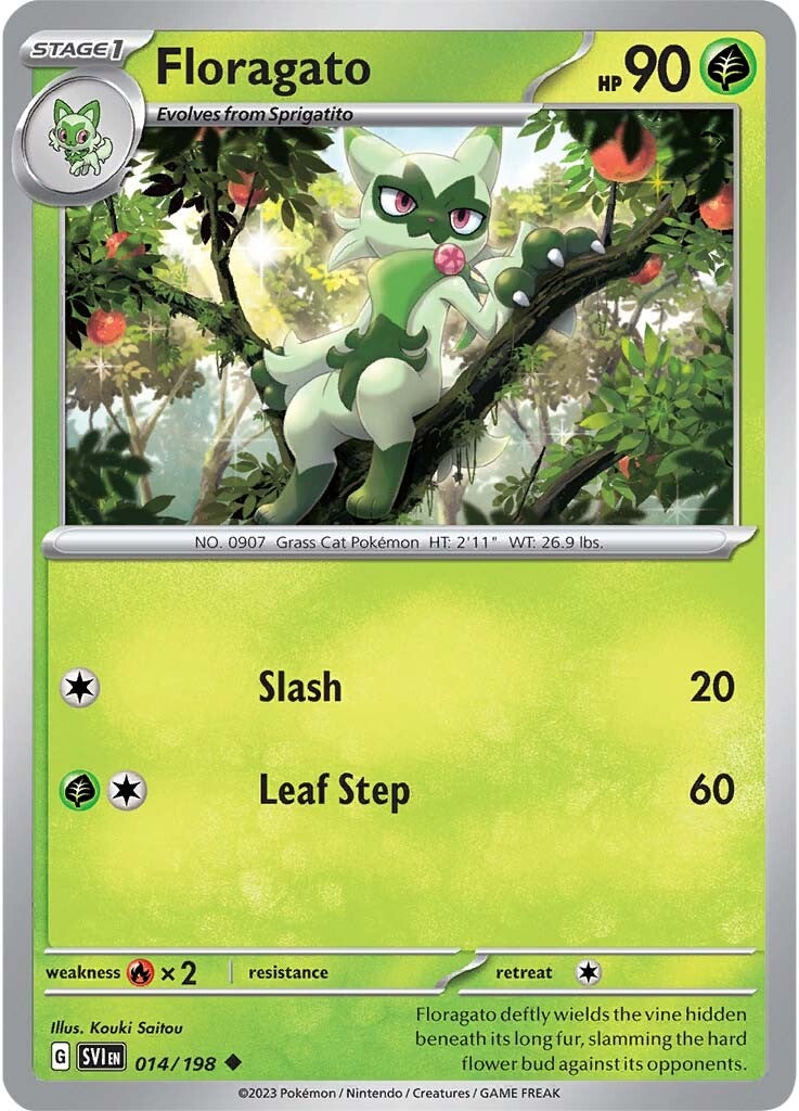 Floragato (014/198) [Scarlet & Violet: Base Set] - Pokémon - Card Brawlers | Quebec | Canada |