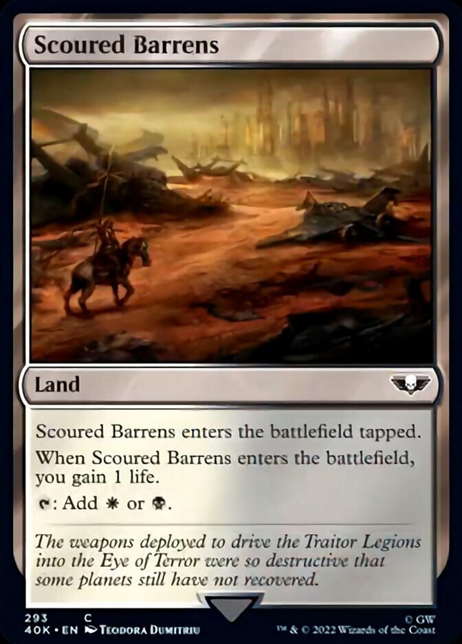 Scoured Barrens [Warhammer 40,000] - Magic: The Gathering - Card Brawlers | Quebec | Canada |