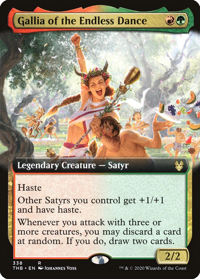 Gallia of the Endless Dance (Extended Art) [Theros Beyond Death] - Magic: The Gathering - Card Brawlers | Quebec | Canada |