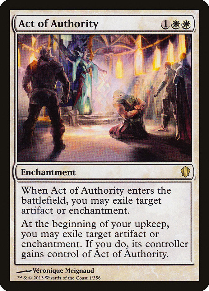 Act of Authority [Commander 2013] - Magic: The Gathering - Card Brawlers | Quebec | Canada |