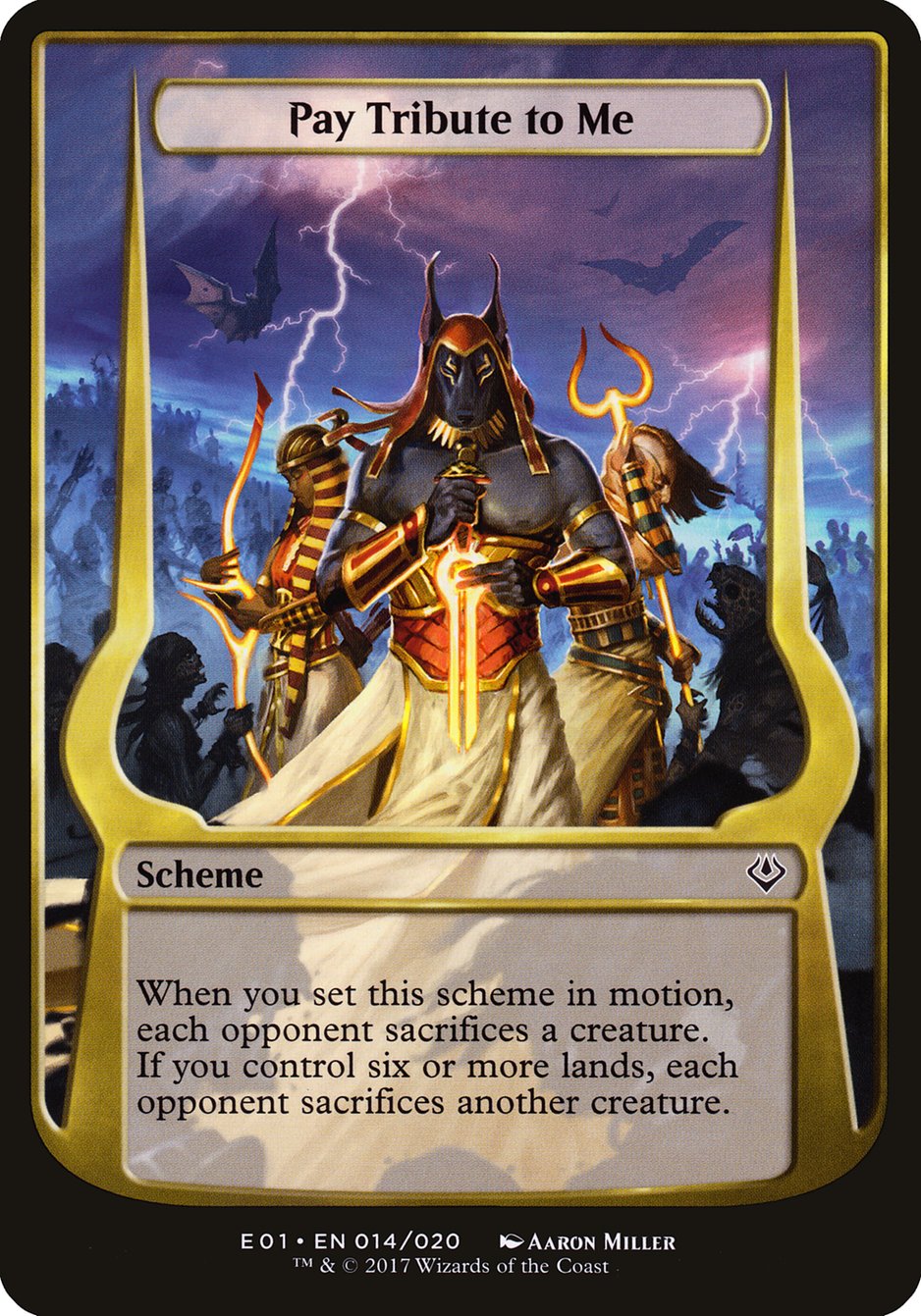 Pay Tribute to Me (Schemes) [Archenemy: Nicol Bolas Schemes] - Magic: The Gathering - Card Brawlers | Quebec | Canada |