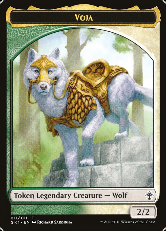 Voja // Saproling Double-Sided Token [Guilds of Ravnica Guild Kit Tokens] - Magic: The Gathering - Card Brawlers | Quebec | Canada |