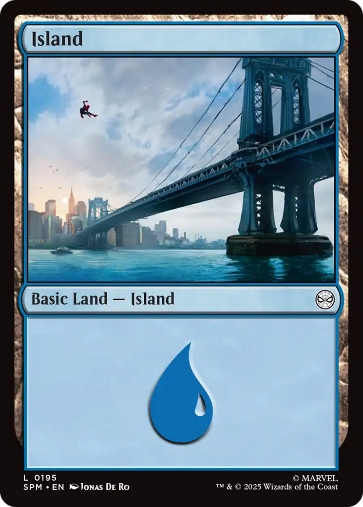 Island (0195) [Marvel's Spider-Man] - Magic: The Gathering - Card Brawlers | Quebec | Canada |