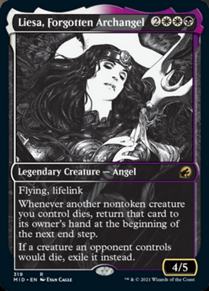Liesa, Forgotten Archangel (Showcase Eternal Night) [Innistrad: Midnight Hunt] - Magic: The Gathering - Card Brawlers | Quebec | Canada |